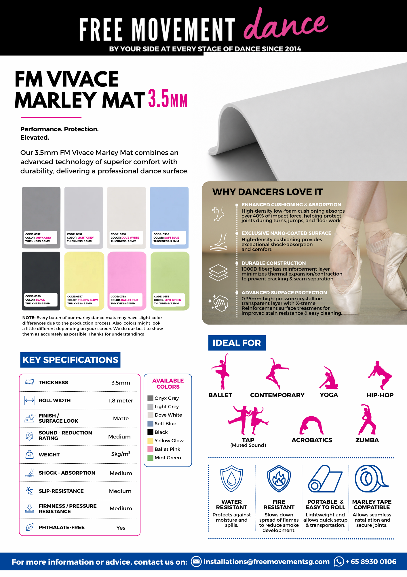 FM Vivace Marley Mat 3.5mm
