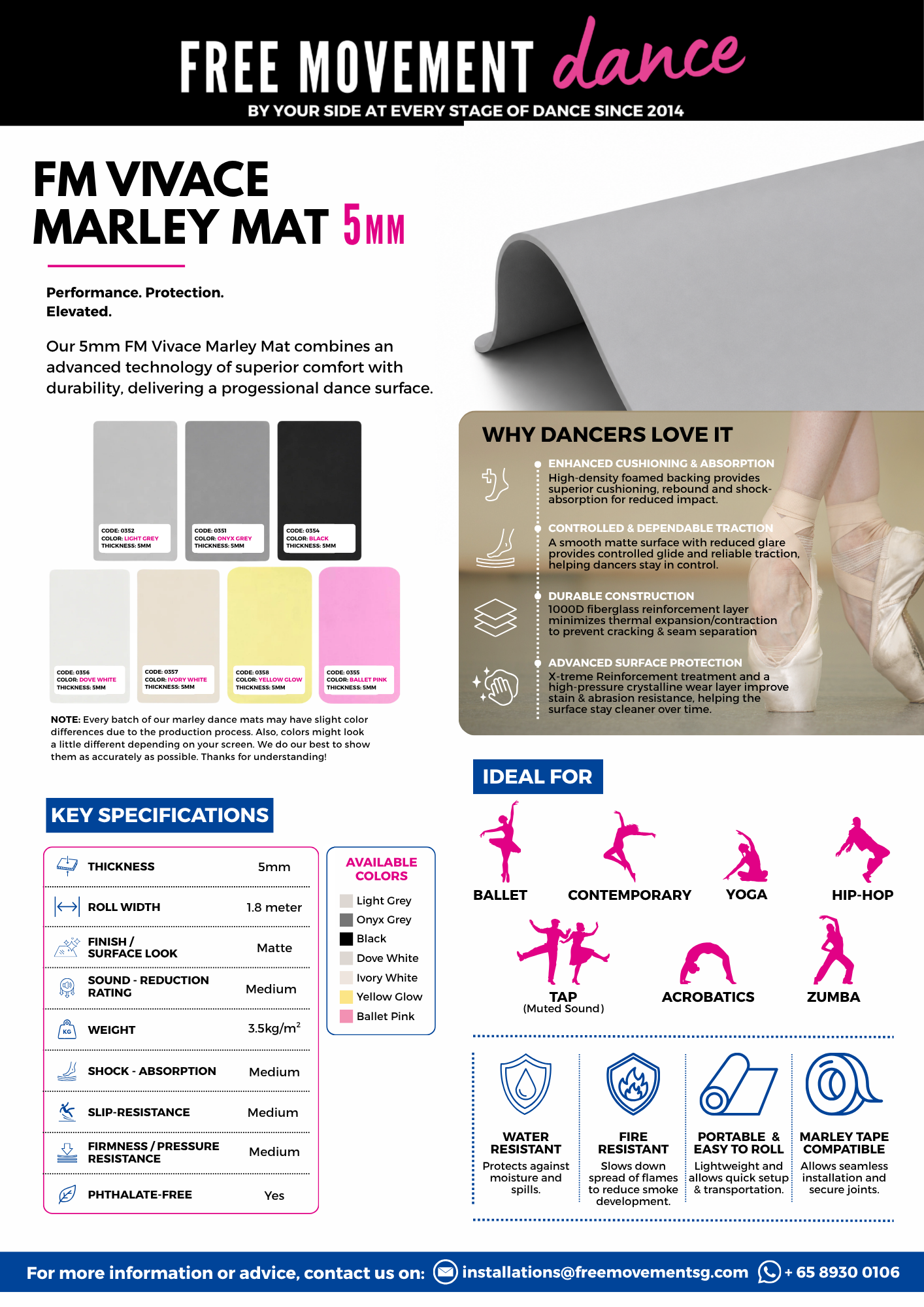 FM Vivace Marley Mat 5mm