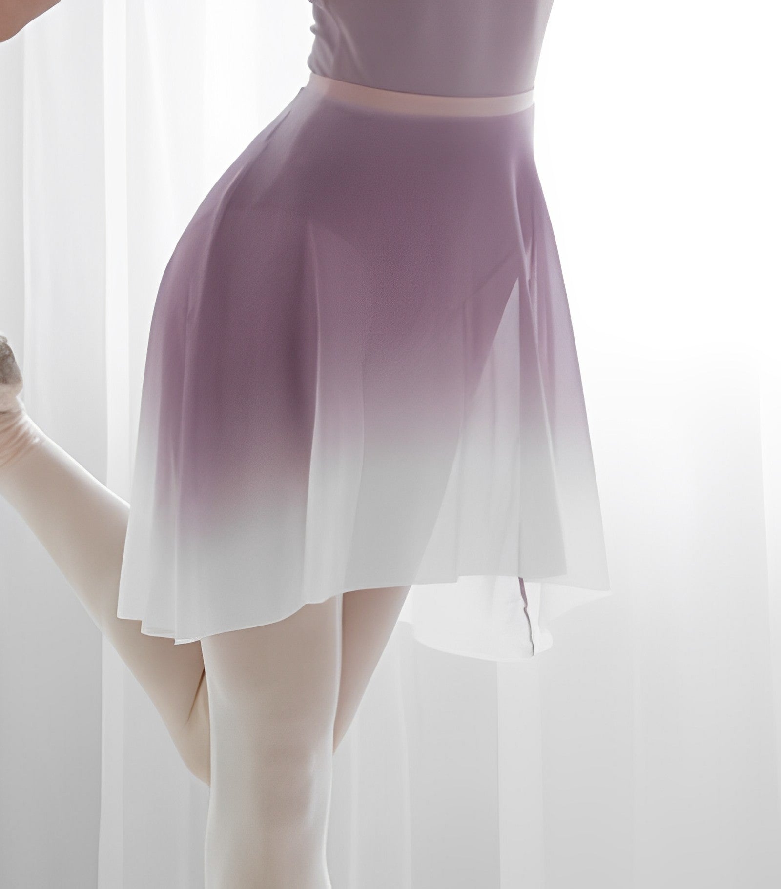 Gradient Ballet Chiffon Skirt