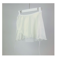 Shiny gauze skirt