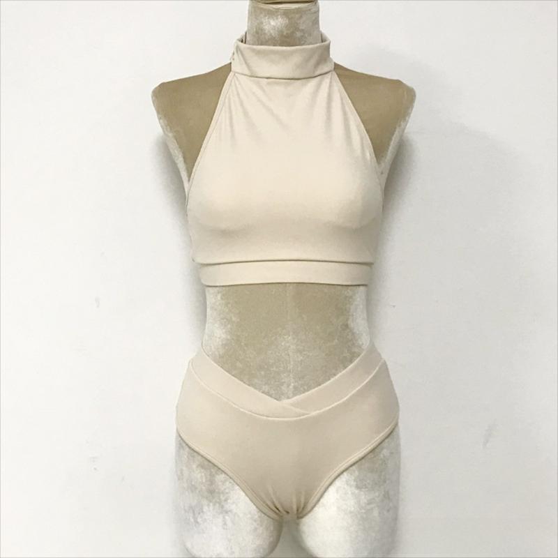 Rivienne Halter Neck Dance Set with Undergarment