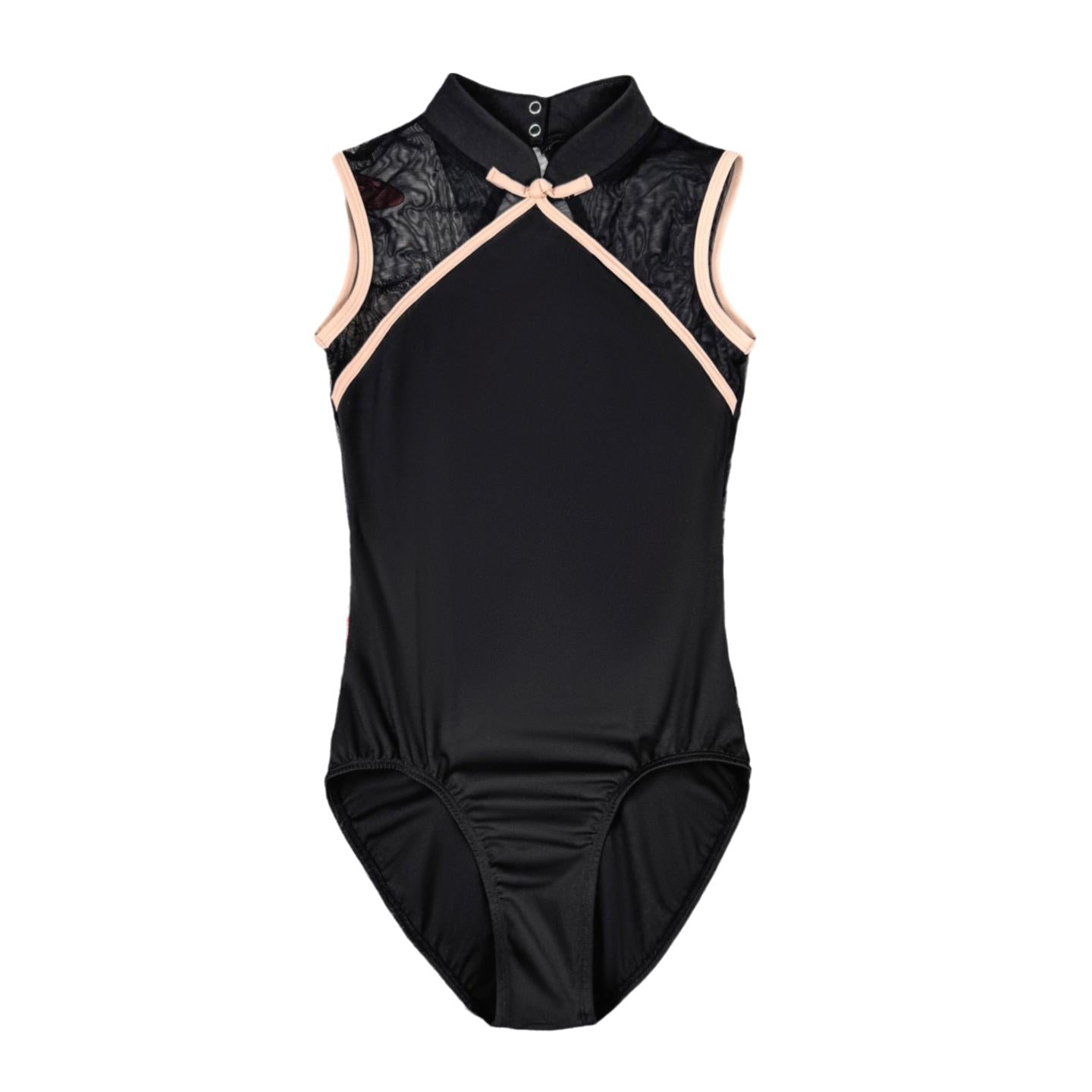 Koravelle Mock Neck Leotard