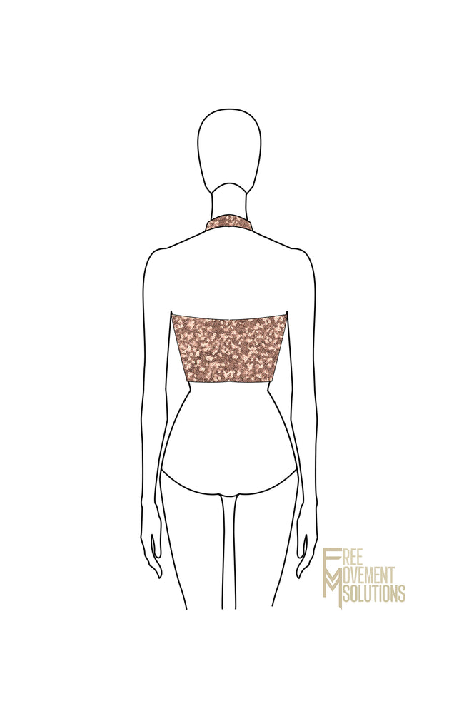 
            
                Load image into Gallery viewer, Couture Halter Back Crop Top
            
        