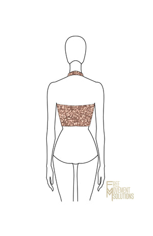 
            
                Load image into Gallery viewer, Couture Halter Back Crop Top
            
        