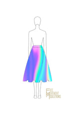 Couture Flared Midi Skirt