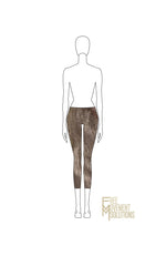 Couture Low Waisted Capri Length Leggings