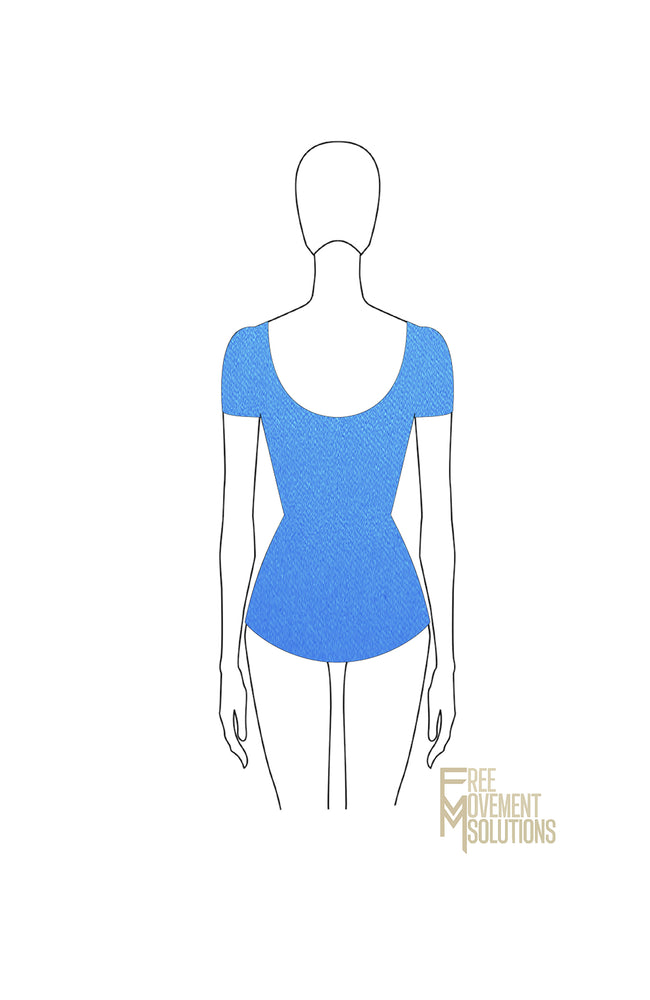 
            
                Load image into Gallery viewer, Couture Scoop Back Short Sleeve Leotard
            
        