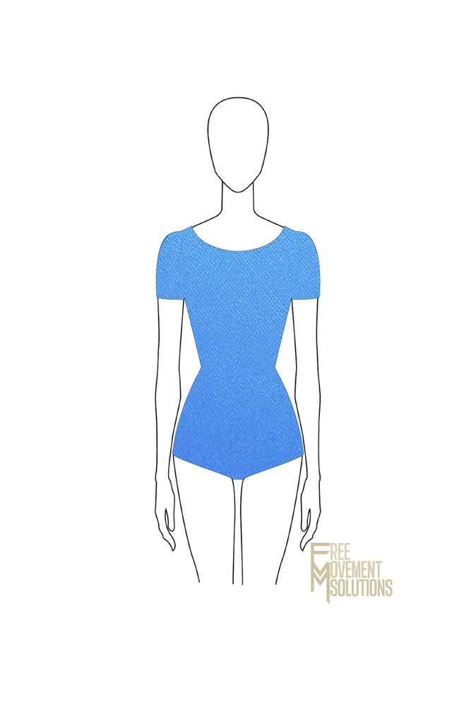 
            
                Load image into Gallery viewer, Couture Scoop Back Short Sleeve Leotard
            
        