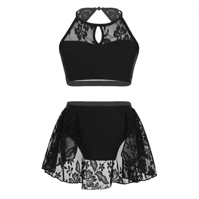 Leila Lace Crop & Skirt