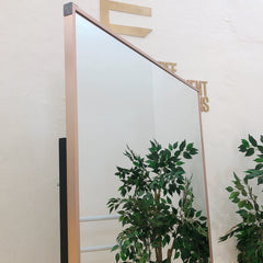 Shatterproof Framed Mirror on Wheels