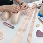 Ballet Pointe Shoe Ribbons Sewing Workshop