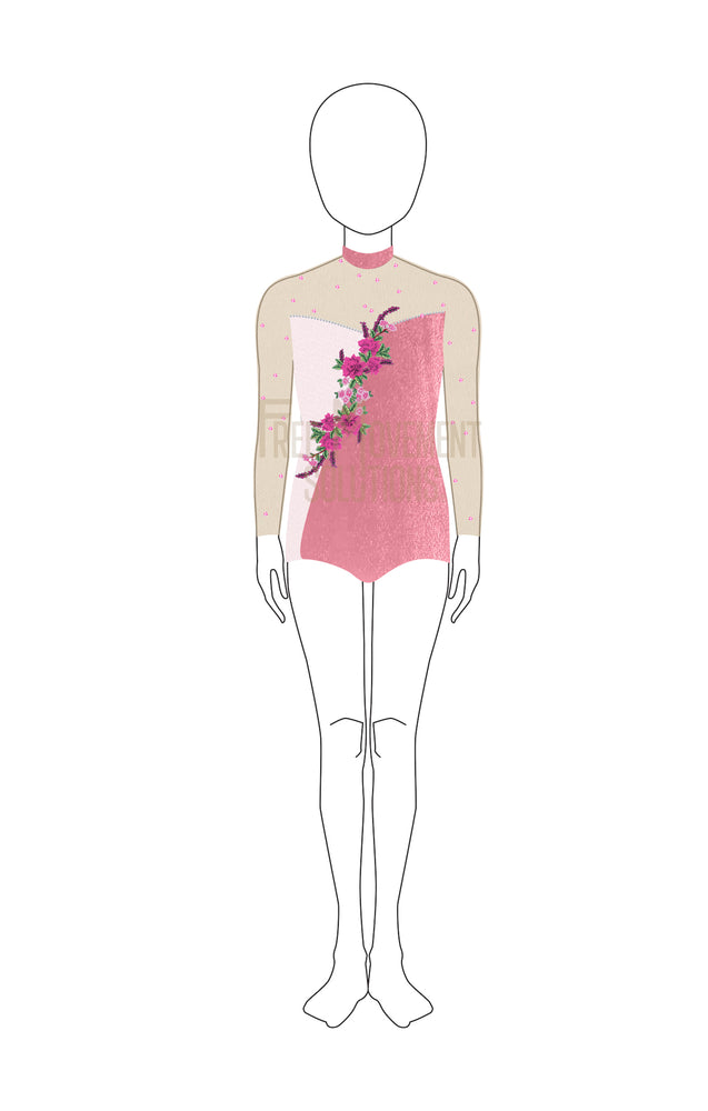 
            
                Load image into Gallery viewer, Couture Applique Long Sleeve Leotard
            
        