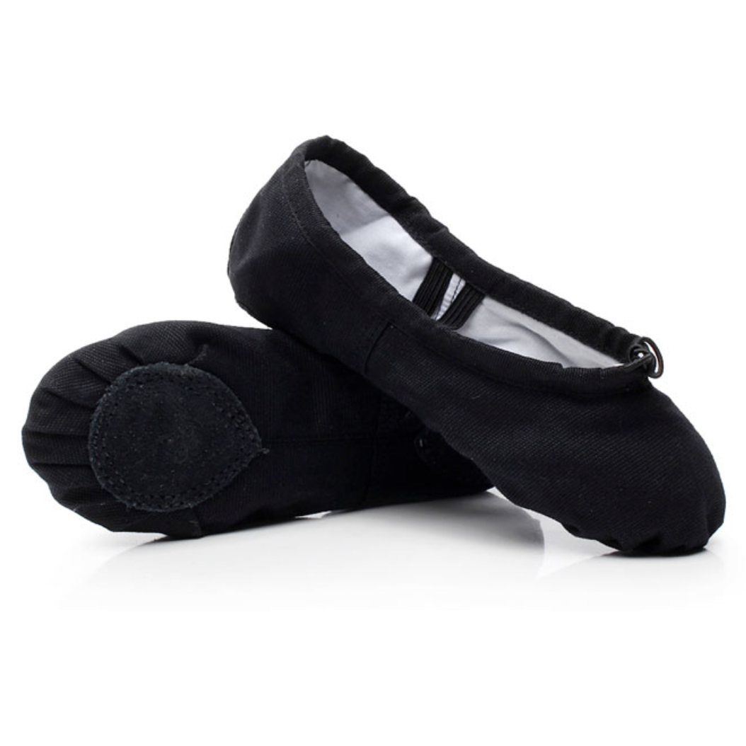 Split Sole Canvas Ballet Shoes