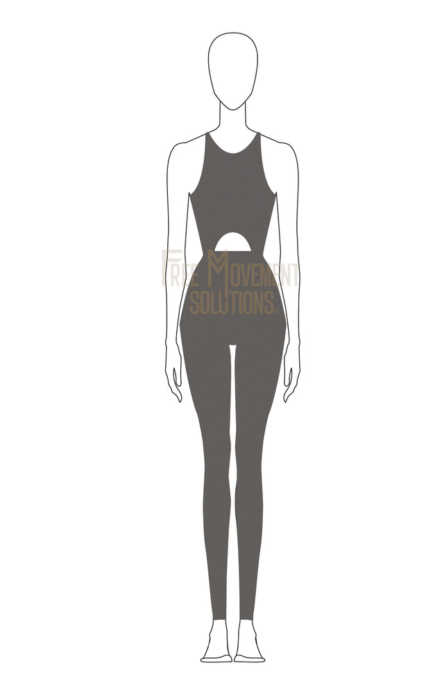 
            
                Load image into Gallery viewer, Couture Sleeveless Open Back Unitard
            
        