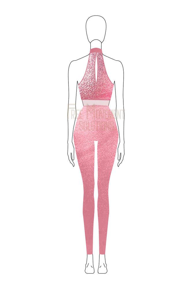 
            
                Load image into Gallery viewer, Couture Mock Neck Halter Unitard
            
        